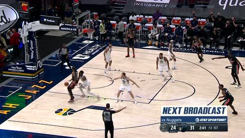 【2021年05月06日 馬刺vs爵士集錦】不出三分線我就是王 贊哥突破1v3根本沒在怕