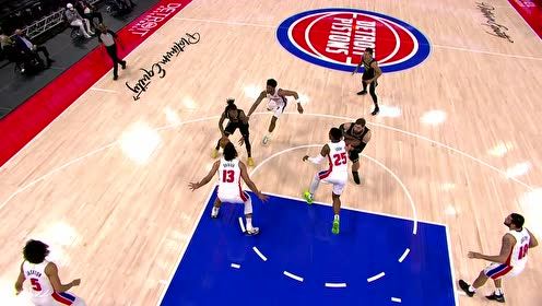【2021年05月07日 灰熊vs活塞集锦】莫兰特背传假动作太潇洒 克拉克不负所托三分穿心