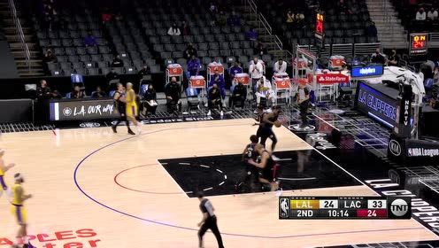 【2021年05月07日 湖人vs快船集錦】防到臉上也能進 麥克勒莫三分一發(fā)入魂
