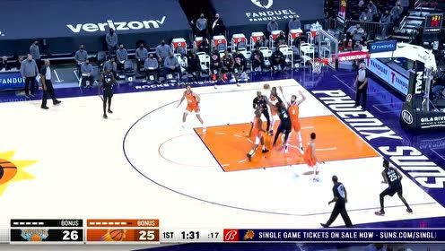【2021年05月08日 尼克斯vs太陽(yáng)集錦】羅斯眼觀六路送妙傳 巴雷特底角三分一發(fā)入魂