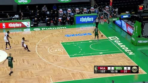【2021年05月12日 熱火vs凱爾特人集錦】千萬不要有事 沃克后背被撞返回更衣室檢查