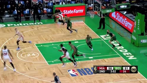 【2021年05月12日 熱火vs凱爾特人集錦】硬漢也不一定非要生鑿 巴特勒撤步跳投問問命中