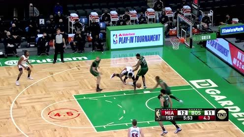 【2021年05月12日 熱火vs凱爾特人集錦】直接打開任督二脈 肯巴沃克搶斷反擊上籃2+1