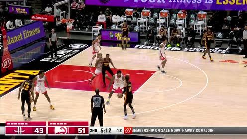 【2021年05月17日 火箭vs老鹰集锦】特雷-杨直塞篮下 奥孔古转身暴扣一气呵成