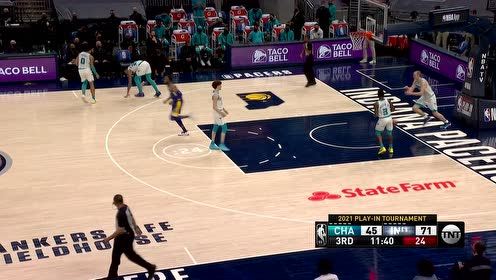 【2021年05月19日 黃蜂vs步行者集錦】黃蜂空防失誤太明顯 霍勒迪連線籃下布里賽特垂直飛起掄臂扣籃