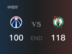 【战况】NBA季后赛：凯尔特人118-100战胜奇才，塔图姆50+8+4