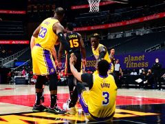 【NBA附加赛】湖人首发阵容出炉:由詹姆斯、戴维斯领衔