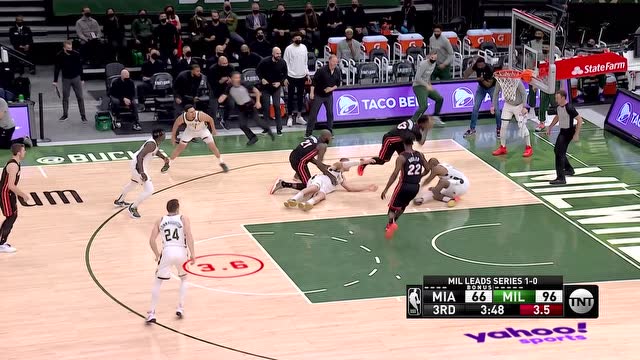 【2021年05月25日 热火vs雄鹿集锦】求人不如求己 巴特勒抛投不进自己补篮