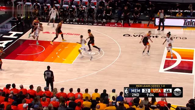 【2021年05月27日 灰熊vs爵士集錦】最佳防守名不虛傳！戈貝爾正面排球封蓋破滅莫蘭特隔扣夢想
