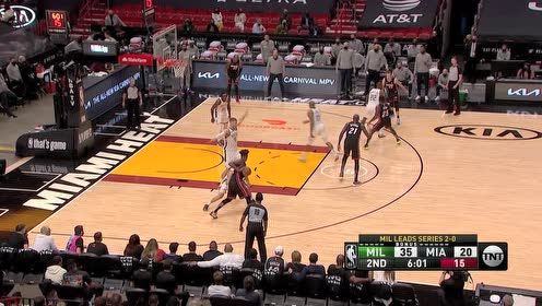 【2021年05月28日 雄鹿vs熱火集錦】大哥不在我來(lái)帶隊(duì) 霍勒迪里突外投連拿4分