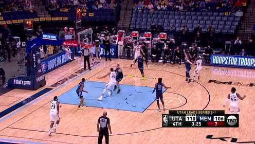 【2021年06月01日 爵士vs灰熊集锦】就是这么稳 康利拉弓射箭飚中三分