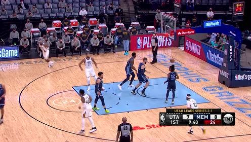 【2021年06月01日 爵士vs灰熊集锦】米切尔vs灰熊集锦 砍下30分8助攻率队拿下赛点