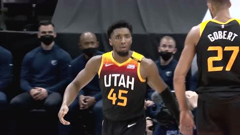 【2021年06月03日 灰熊vs爵士集锦】米切尔vs灰熊集锦 砍下30+10助攻频繁上演巨星操作
