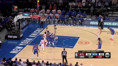 【2021年06月03日 老鷹vs尼克斯集錦】一身鋼筋鐵骨 巴雷特強硬突破低手上籃命中
