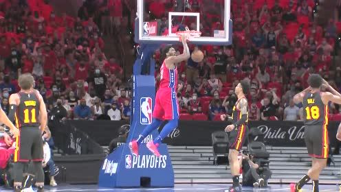 【2021年06月07日 老鹰vs76人集锦】打你个措不及防!格林直传恩比德飞天遁地暴力砸筐