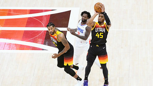【2021年06月11日 快船vs爵士集錦】天神下凡不可阻擋 米切爾半場砍下27分