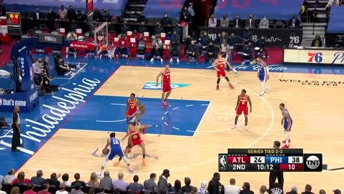 【2021年06月17日 老鹰vs76人集锦】廉颇老矣?霍华德罕见空接失败