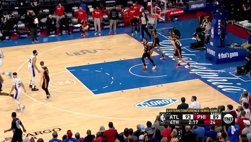 【2021年06月21日 老鹰vs76人集锦】胜利的天平已经倾斜！特雷杨关键时刻超远三分一击毙命