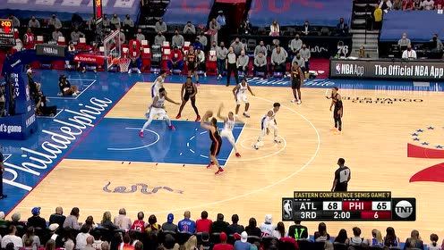 【2021年06月21日 老鹰vs76人集锦】基本没什么压力 加里纳利晃飞希尔 中投稳稳命中