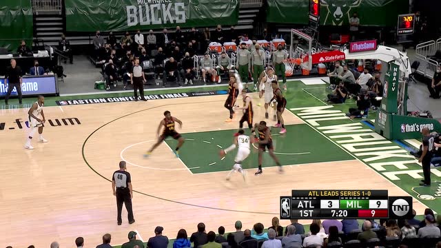 【2021年06月26日 老鹰vs雄鹿集锦】不进都不合适 米德尔顿空位三分开张