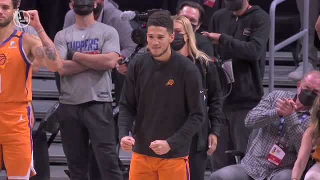 【2021年06月27日 太阳vs快船集锦】鞋都给干飞了!保罗两罚全中锁定胜局