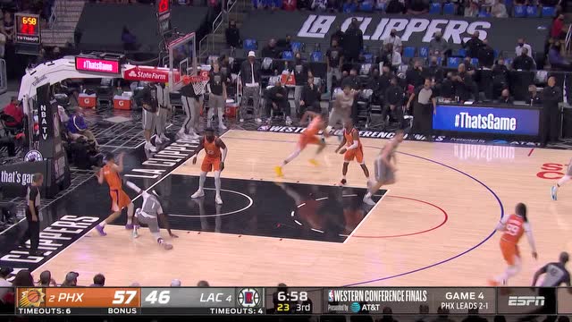 【2021年06月27日 太阳vs快船集锦】骚操作秀的飞起!保罗连续命中中投连拿4分