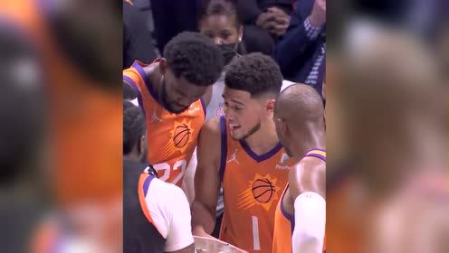 【2021年07月01日 太阳vs快船集锦】长大后我就成了你 布克给保罗布置战术
