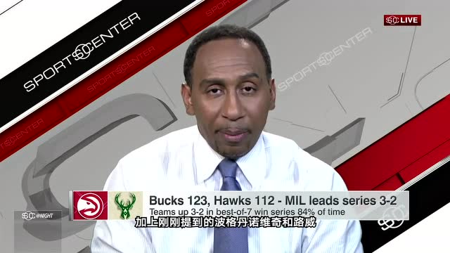 【2021年07月04日 雄鹿vs老鹰集锦】东决G6史蒂芬-史密斯评论老鹰如何可以拖到抢七