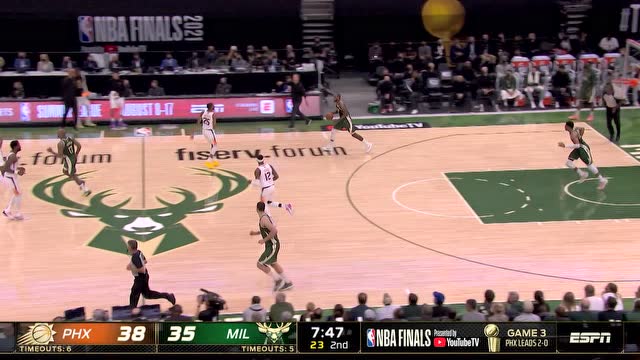 【2021年07月12日 太陽vs雄鹿集錦】第五記中距離！保羅致命中投無解碾壓
