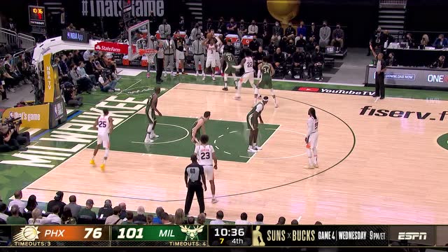 【2021年07月12日 太陽vs雄鹿集錦】克勞德vs雄鹿集錦 三分7投6中貢獻(xiàn)18分