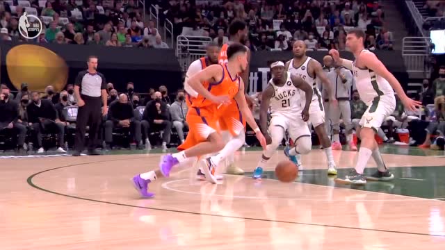 【2021年07月15日 太陽vs雄鹿集錦】漂移后仰跳投！布克一舉一動太像老大了