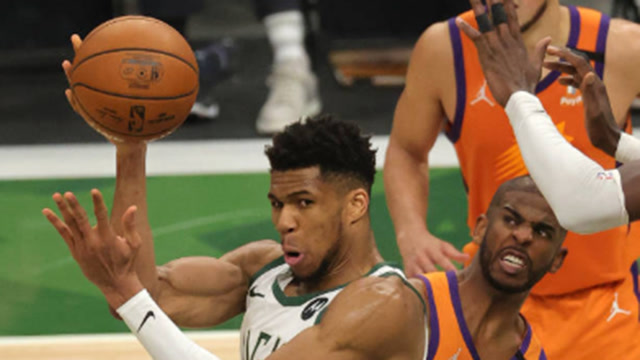 【2021年07月15日 太陽vs雄鹿集錦】字母哥vs太陽集錦 26分14籃板大號兩雙助隊取勝