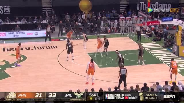 【2021年07月21日 太陽vs雄鹿集錦】寶刀不老！保羅生突康諾頓低手上籃命中