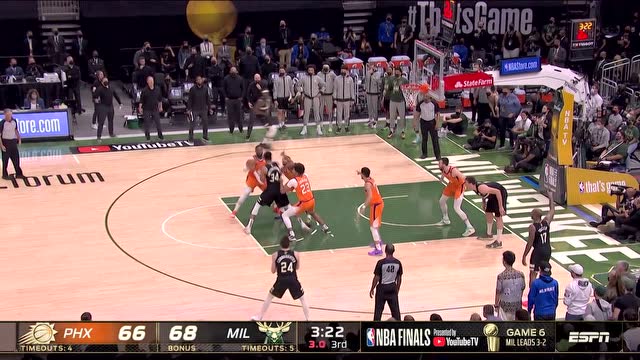 【2021年07月21日 太陽vs雄鹿集錦】千呼萬喚始出來 霍樂迪命中本場首記三分