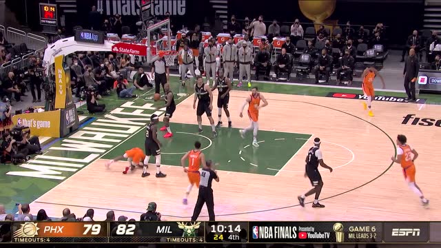 【2021年07月21日 太陽vs雄鹿集錦】雄鹿隊集錦：字母哥50+14雄鹿時隔50年再奪總冠軍