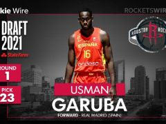 2021年NBA选秀大会：火箭第23顺位选中乌斯曼-加鲁巴