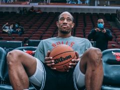 NBA精彩圖片:季前賽騎士95-131公牛