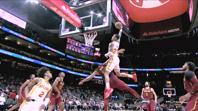 【2021年10月07日 骑士vs老鹰集锦】John Collins (14 points) Highlights vs. Cleveland Cavaliers