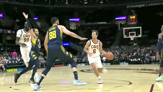【2021年10月09日 步行者vs骑士集锦】过年了过年了!NBA第一高塔法尔空接暴扣点燃全场