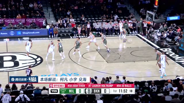 【2021年10月09日 雄鹿vs籃網(wǎng)集錦】神射手開(kāi)始工作啦 喬哈連中兩記三分