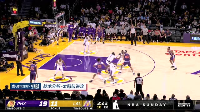【2021年10月11日】NBA季前赛：太阳vs湖人第4节中文解说回放