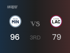 NBA季前賽：三節(jié)結(jié)束，森林狼以96-79領(lǐng)先快船，拉塞爾19+7+9