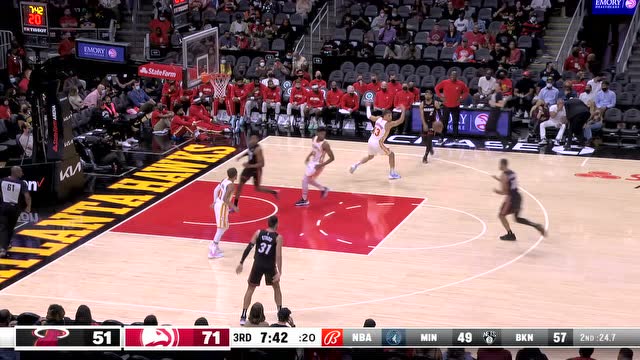 【2021年10月15日 热火vs老鹰集锦】热火92-127老鹰 特雷杨狂砍27分15助攻