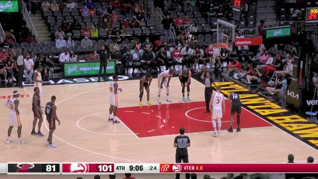 【2021年10月15日 熱火vs老鷹集錦】NBA季前賽：熱火vs老鷹第4節(jié)中文解說回放