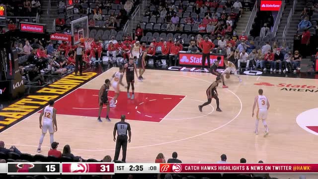 【2021年10月15日 熱火vs老鷹集錦】NBA季前賽：熱火vs老鷹第1節(jié)中文解說回放