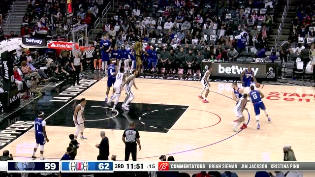 【2021年10月24日 灰熊vs快船集錦】2-pointer by Paul George