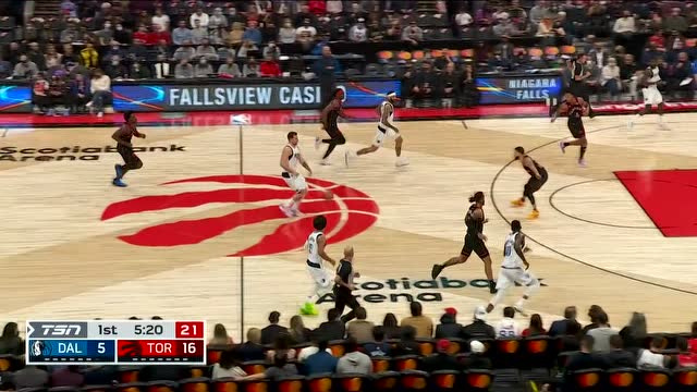 【2021年10月24日 独行侠vs猛龙集锦】东契奇流星追月 芬尼史密斯飞跃暴扣