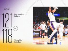 NBA常规赛灰熊vs湖人全场录像回放集锦(2021年10月25日)