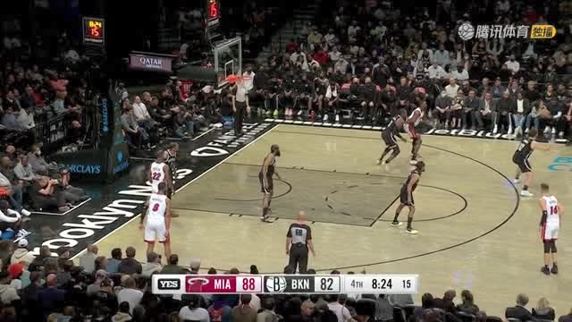 【2021年10月28日 热火vs篮网集锦】拳怕少壮!阿德巴约怼飞米尔萨普强硬上篮打进