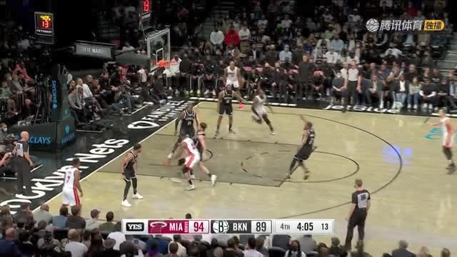 【2021年10月28日 热火vs篮网集锦】巴特勒脑后长眼送妙传 阿德巴约霸王举鼎双手重扣